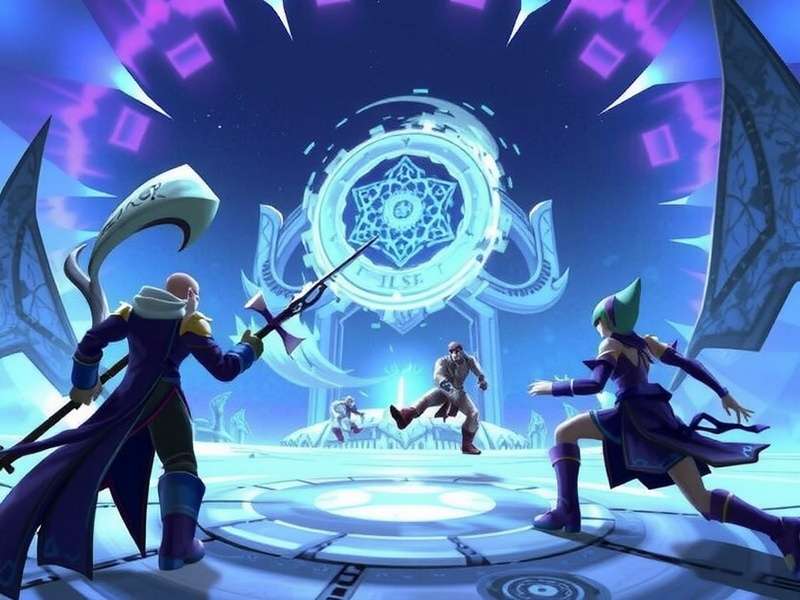 Intense Frost Mage combat Spectacle Frost Mage battle scene